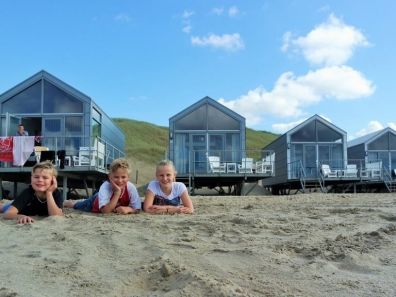 Strand voor strandhuisjes Julianadorp aan Zee